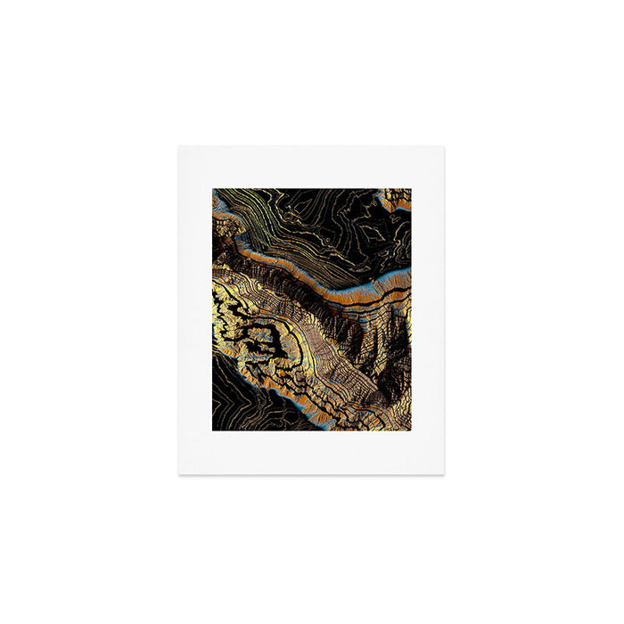Golden Canyons Art Print Gallery Image 1