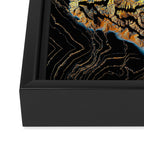 Golden Canyons Framed Canvas Print Gallery Image 3