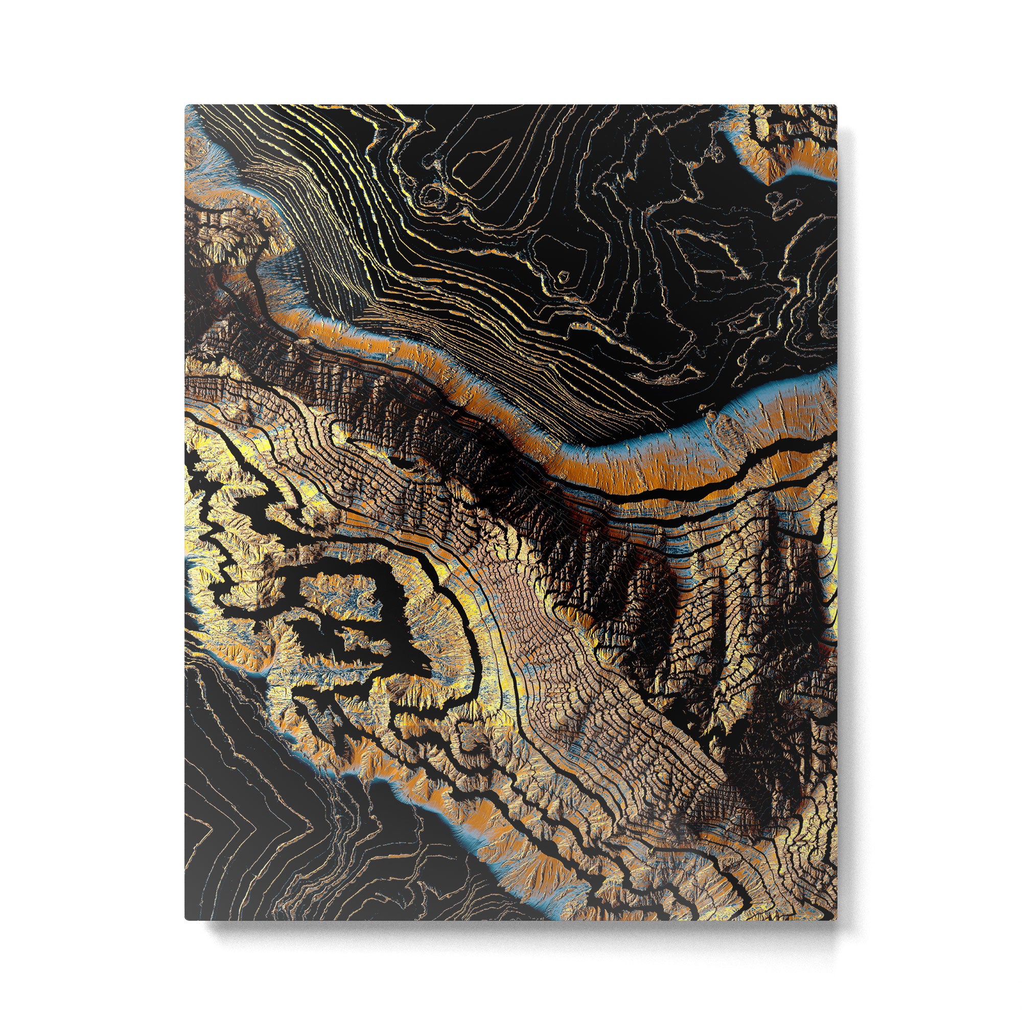 Golden Canyons Metal Print Gallery Image 6