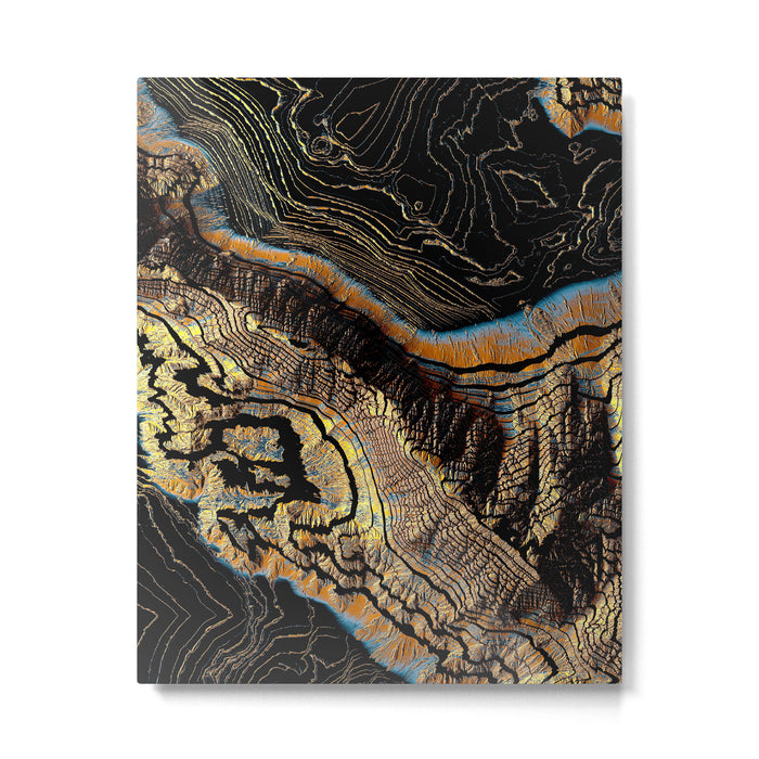 Golden Canyons Metal Print Gallery Image 1