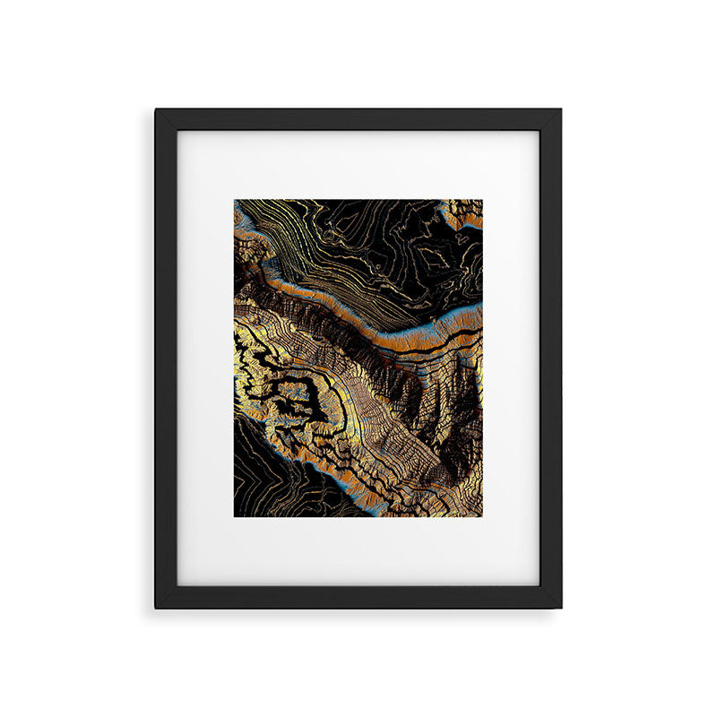 Golden Canyons Framed Art Print Gallery Image 6