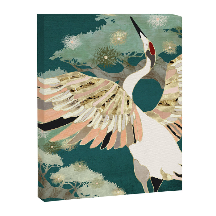 Golden Crane Canvas Print Gallery Image 1