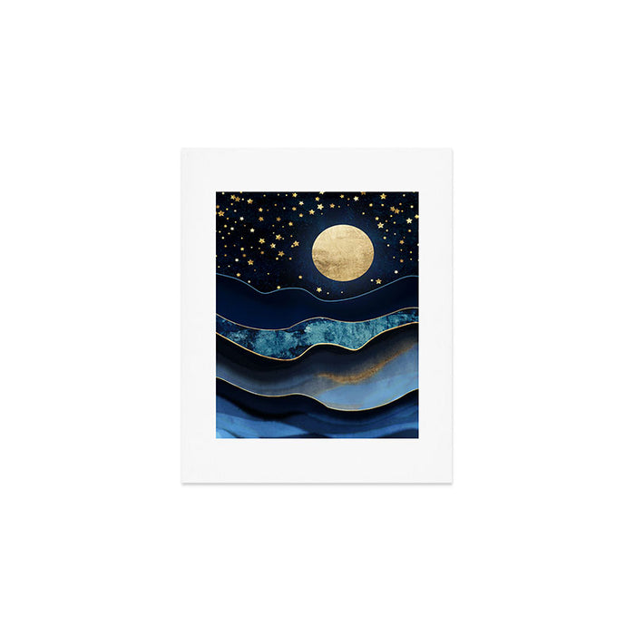Golden Moon Art Print Gallery Image 1