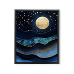 Golden Moon Framed Canvas Print Gallery Image 8