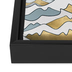 Golden Ocean Framed Canvas Print Gallery Image 3