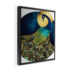 Golden Peacock Framed Canvas Print Gallery Image 2