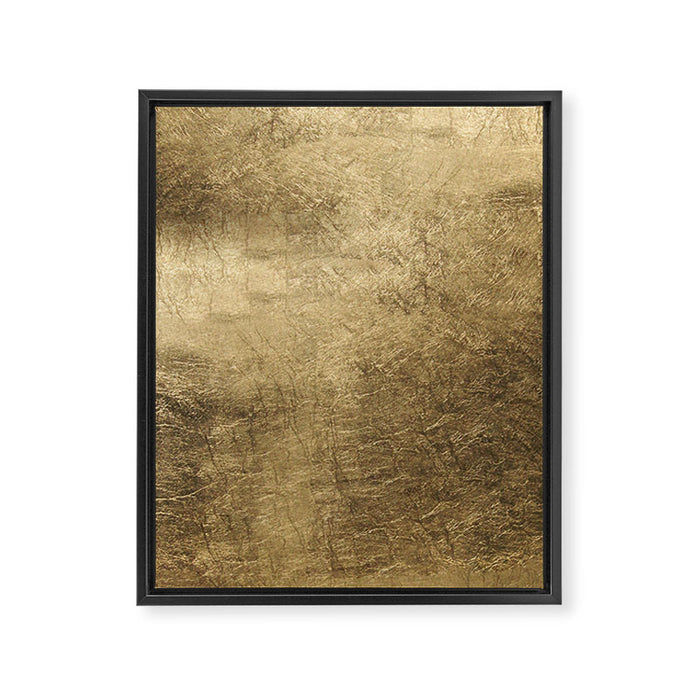 Golden Pillow Sham Framed Canvas Print Gallery Image 1