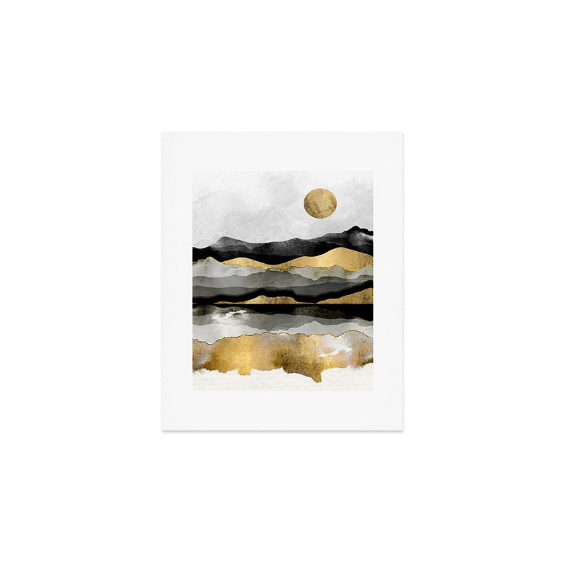 Golden Spring Moon Art Print Gallery Image 1