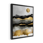 Golden Spring Moon Framed Canvas Print Gallery Image 2