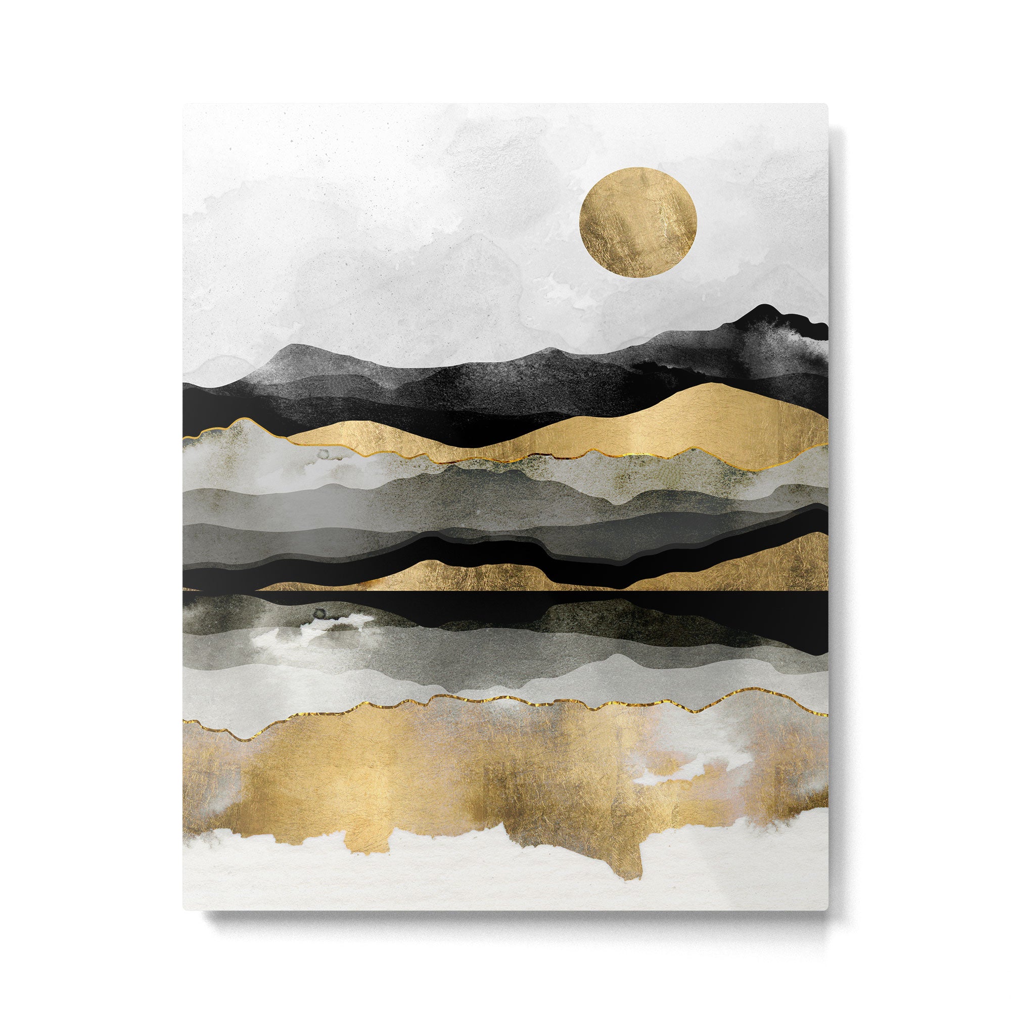 Golden Spring Moon Metal Print Gallery Image 6