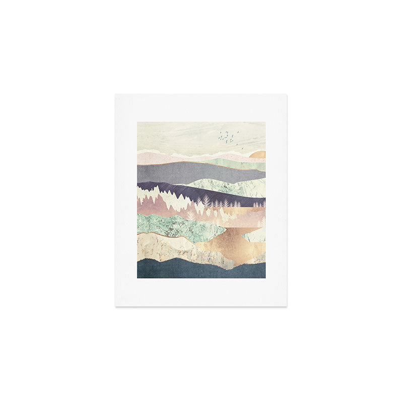 Golden Spring Reflection-Horizontal Muted Art Print Gallery Image 1