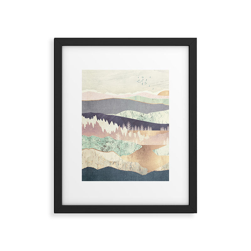 Golden Spring Reflection-Horizontal Muted Framed Art Print Gallery Image 5