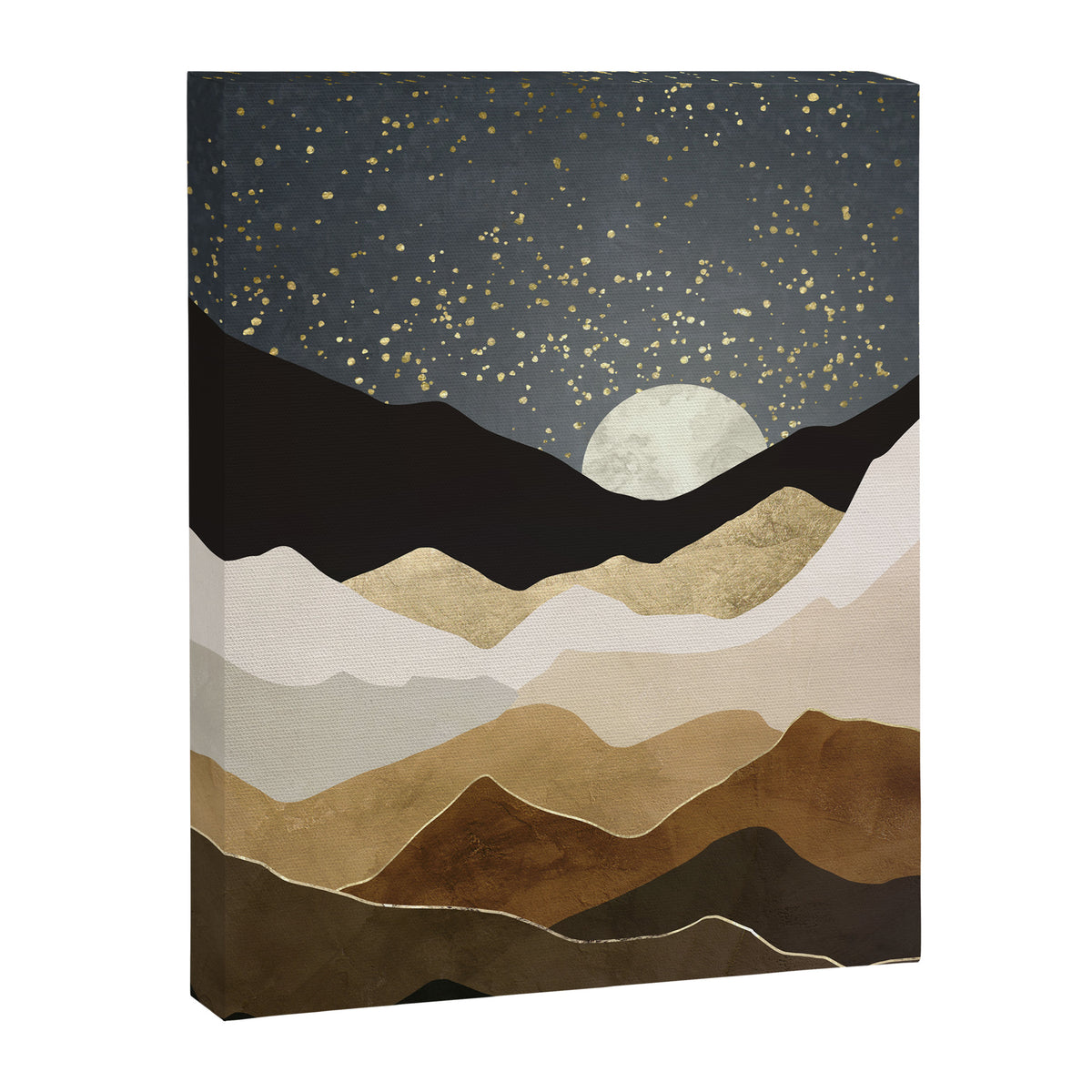 Golden Stars Canvas Print Gallery Image 8