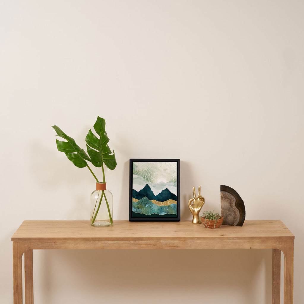 Golden Sunrise Framed Canvas Print Gallery Image 4