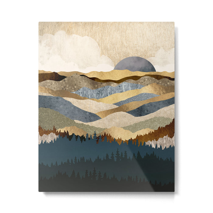 Golden Vista Metal Print Gallery Image 1