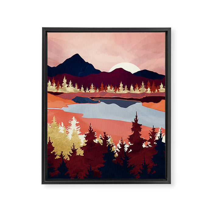 Grapefruit Sky Framed Canvas Print Gallery Image 1