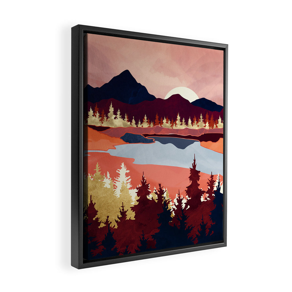 Grapefruit Sky Framed Canvas Print Gallery Image 2