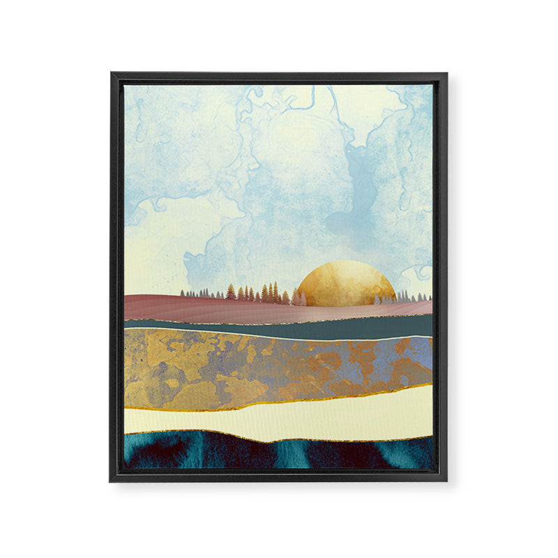 Hazy Afternoon Framed Canvas Print Gallery Image 8