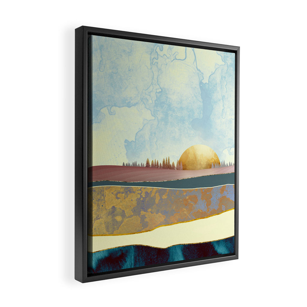 Hazy Afternoon Framed Canvas Print Gallery Image 2
