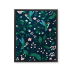 Humming Bird Garden I Framed Canvas Print Gallery Image 8