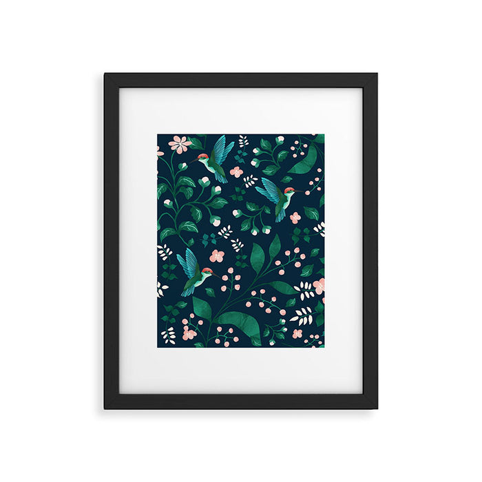 Humming Bird Garden I Framed Art Print Gallery Image 1