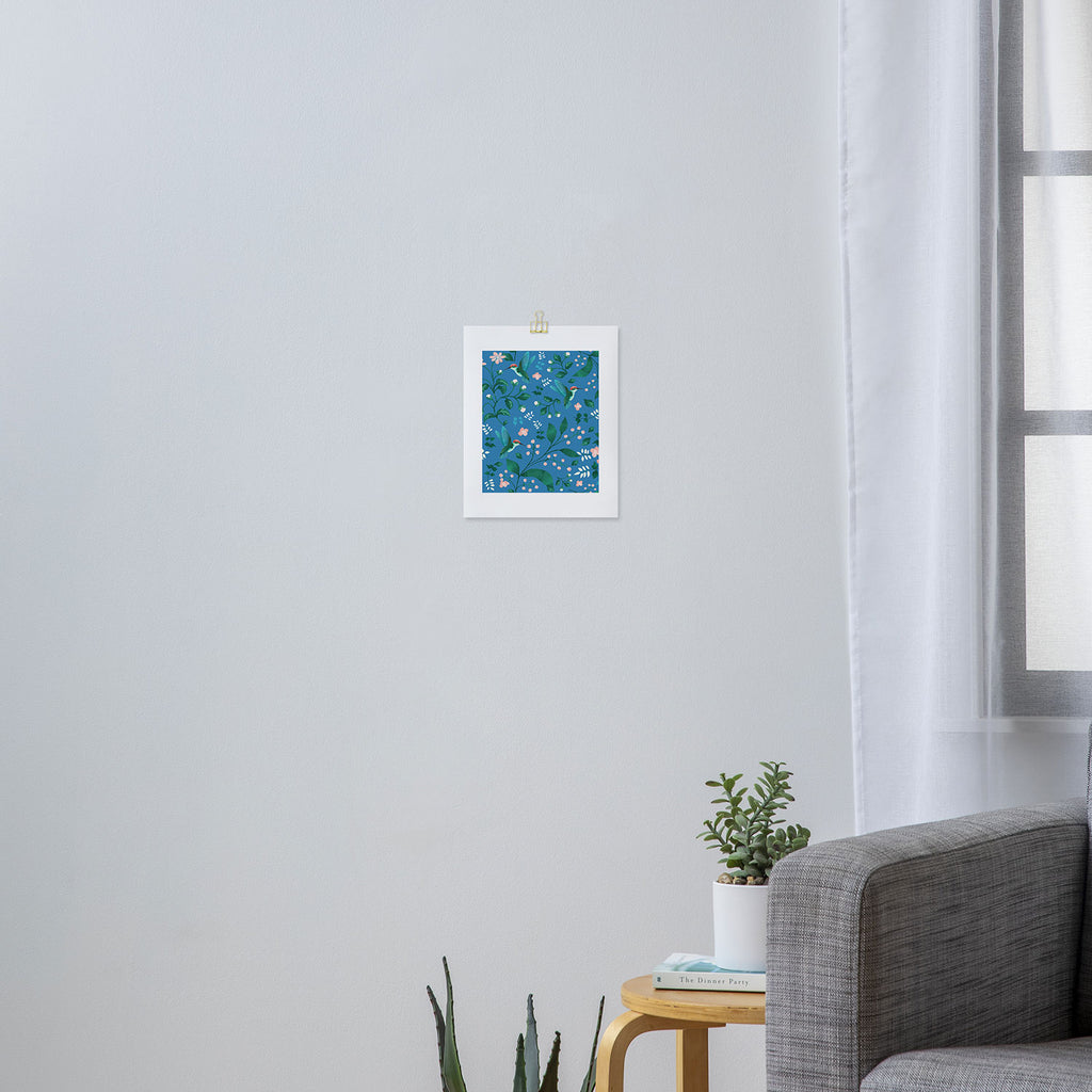 Hummingbird Garden II Art Print Gallery Image 3