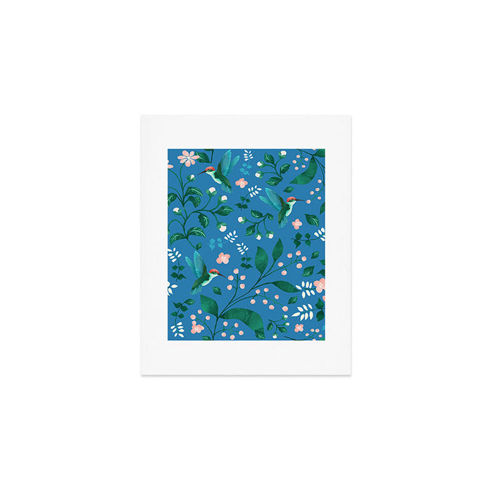 Hummingbird Garden II Art Print Gallery Image 1