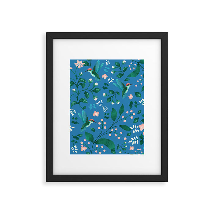 Hummingbird Garden II Framed Art Print Gallery Image 1