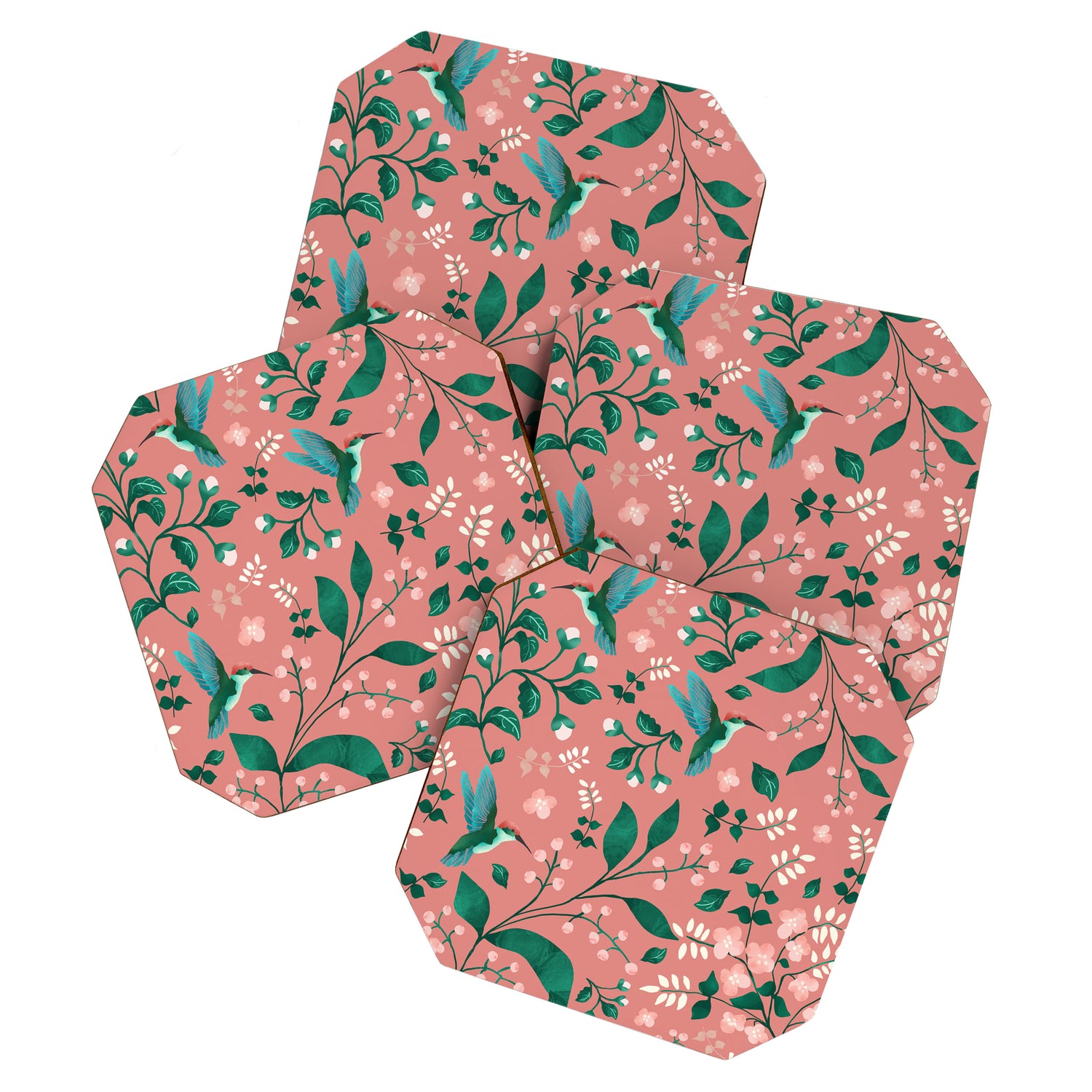 Hummingbird Garden III Coaster Gallery Image 1