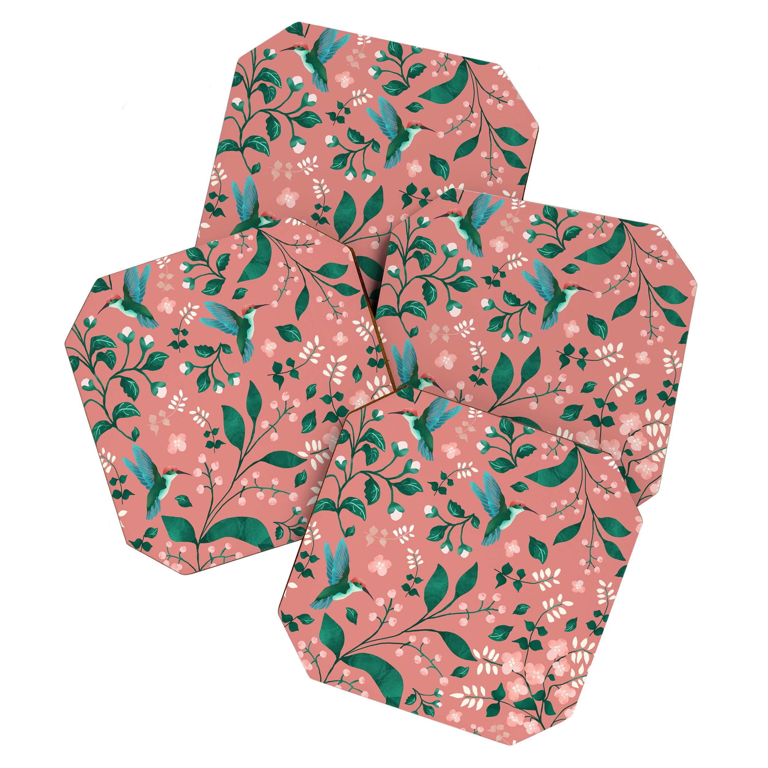 Hummingbird Garden III Coaster Gallery Image 1