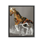 Ice Horse Framed Canvas Print Gallery Image 8