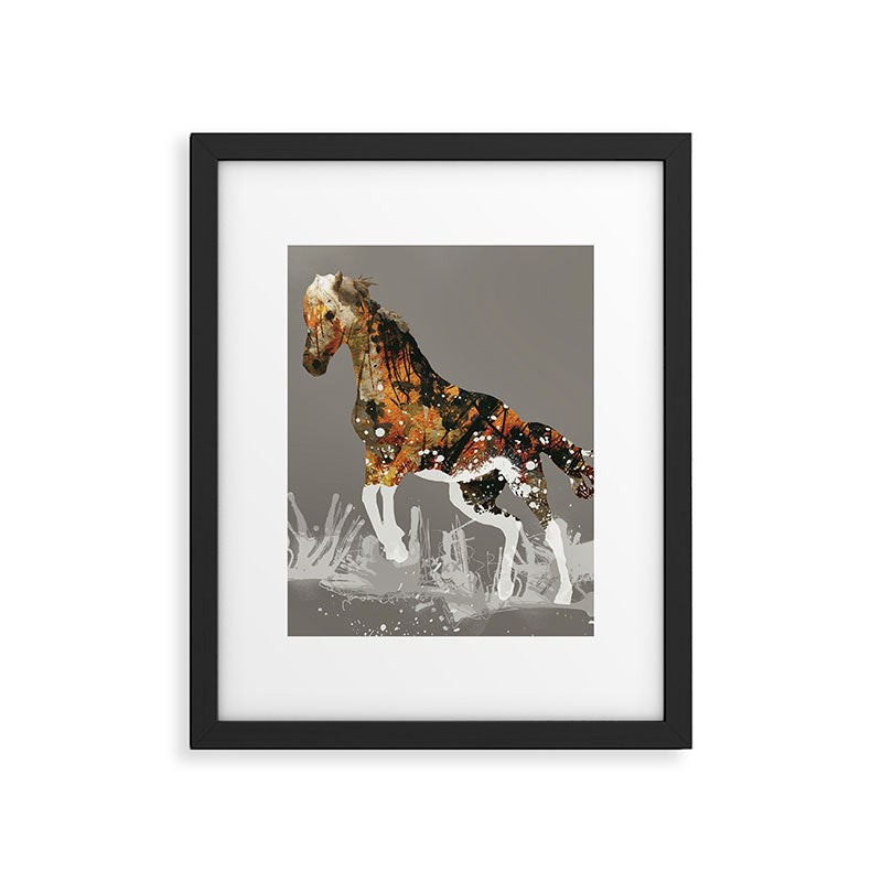 Ice Horse Framed Art Print Gallery Image 6