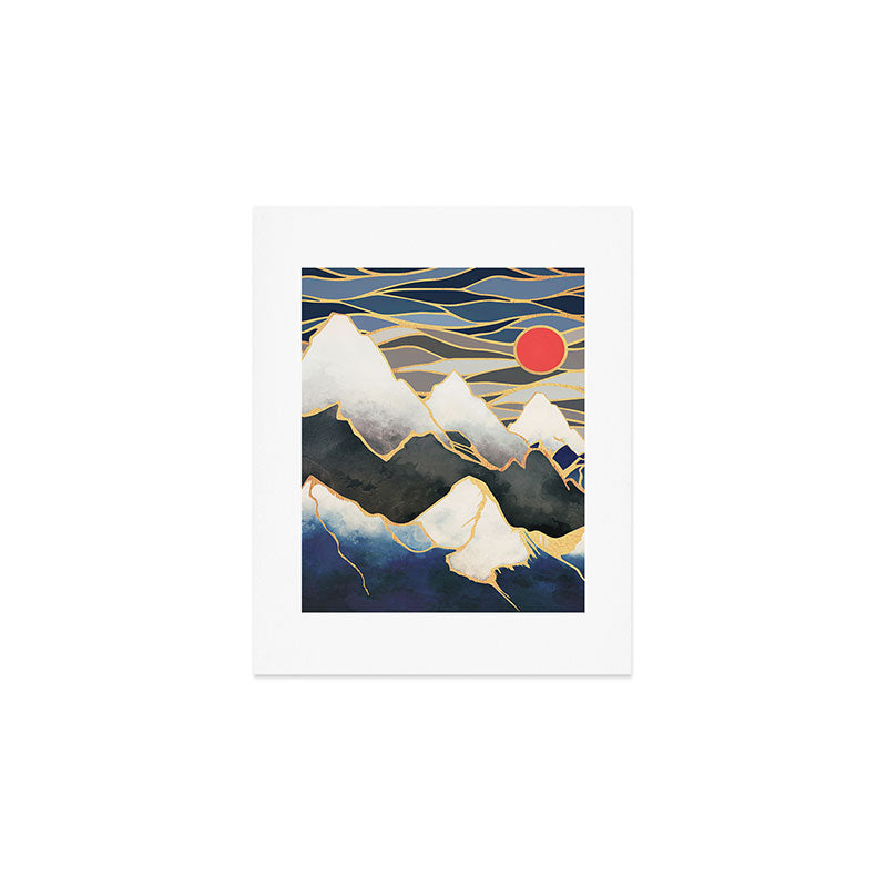 Ice Mountains Art Print Gallery Image 1