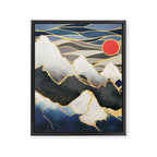 Ice Mountains Framed Canvas Print Gallery Image 8