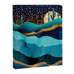 Indigo Desert Night Canvas Print Gallery Image 8