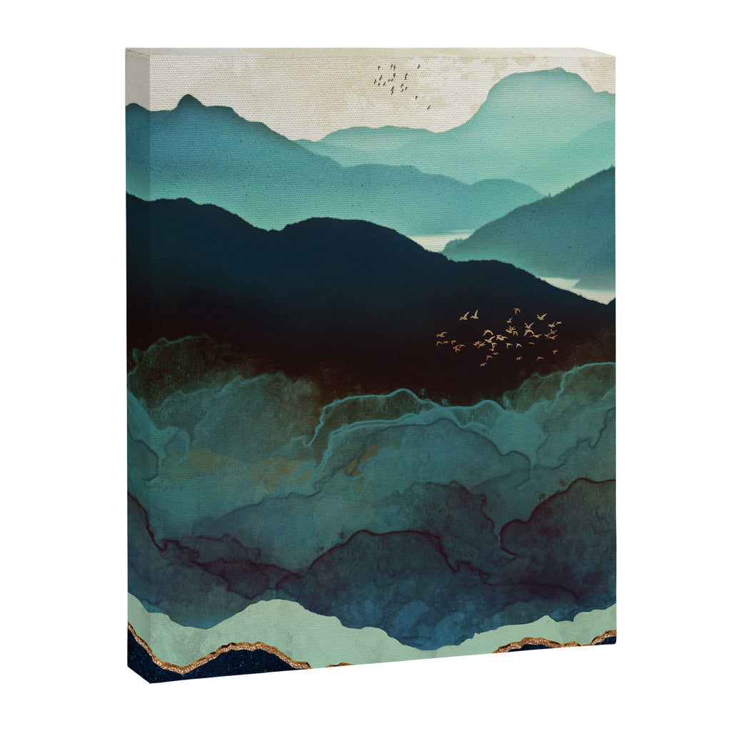 Indigo Mountains Canvas Print Gallery Image 3