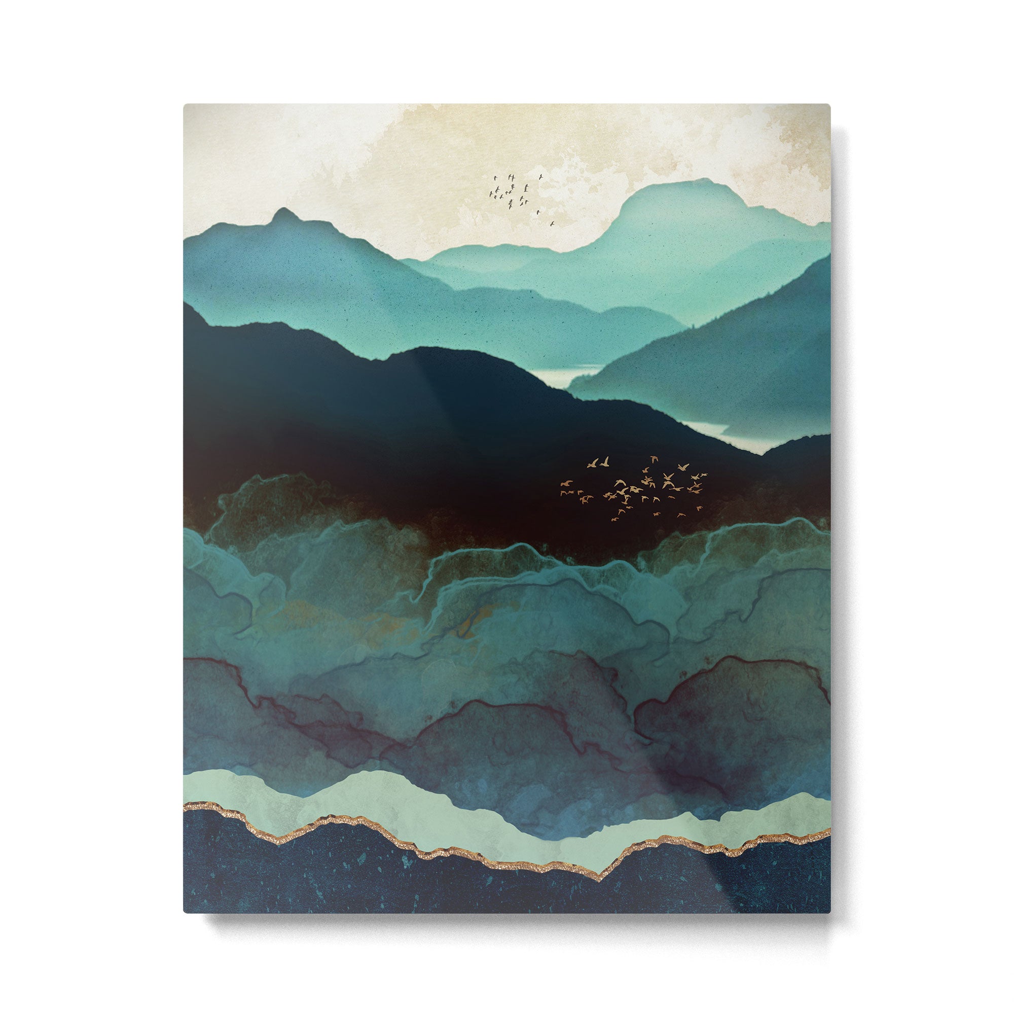 Indigo Mountains Metal Print Gallery Image 6