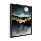 Indigo Night Framed Canvas Print Gallery Image 2