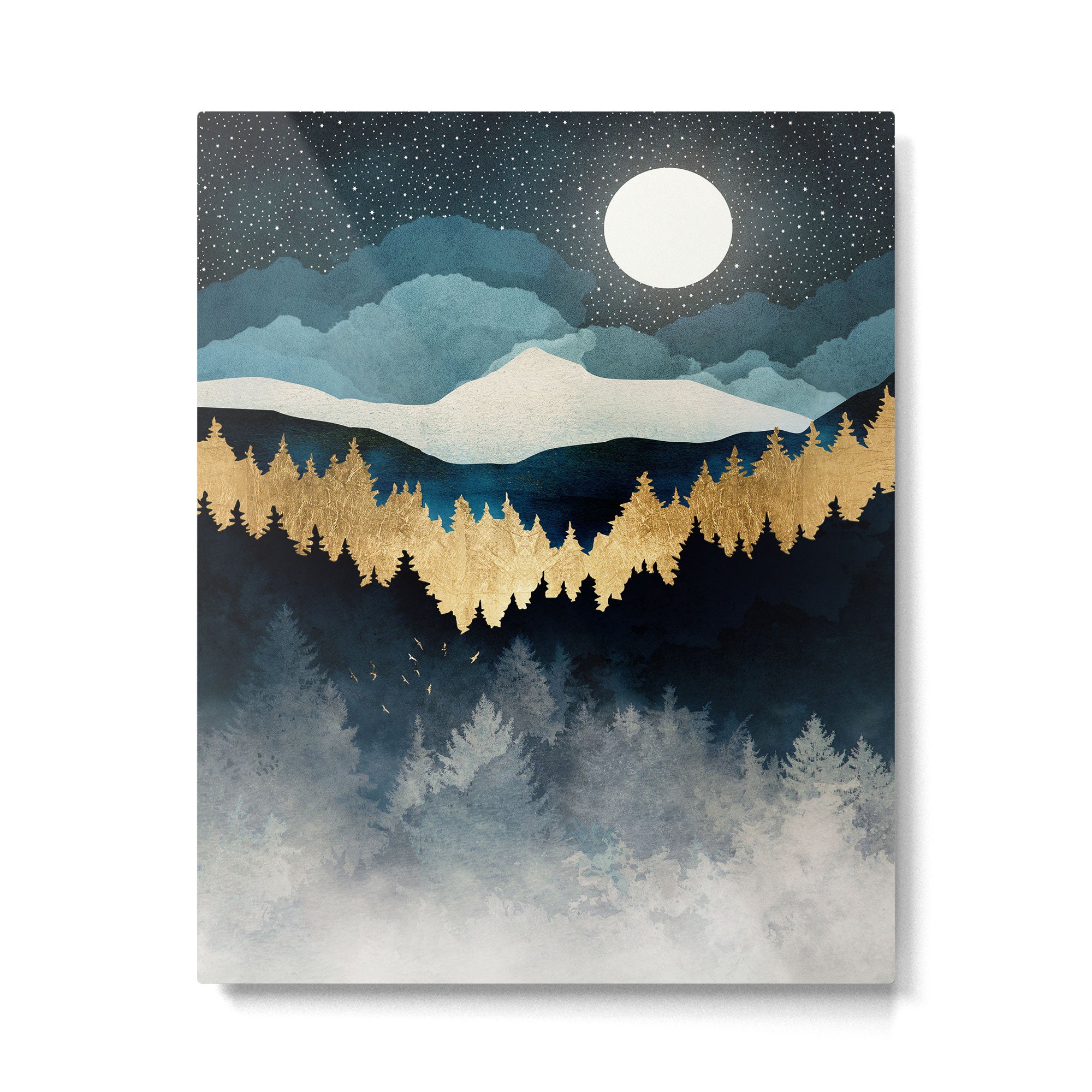 Indigo Night Metal Print Gallery Image 6