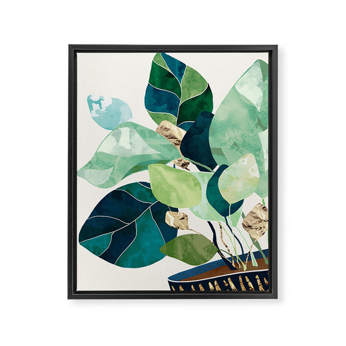 Indigo Plant II Framed Canvas Print Gallery Image 1