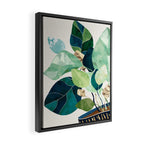 Indigo Plant II Framed Canvas Print Gallery Image 2