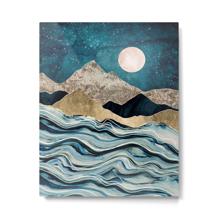 Indigo Sea Metal Print Gallery Image 1