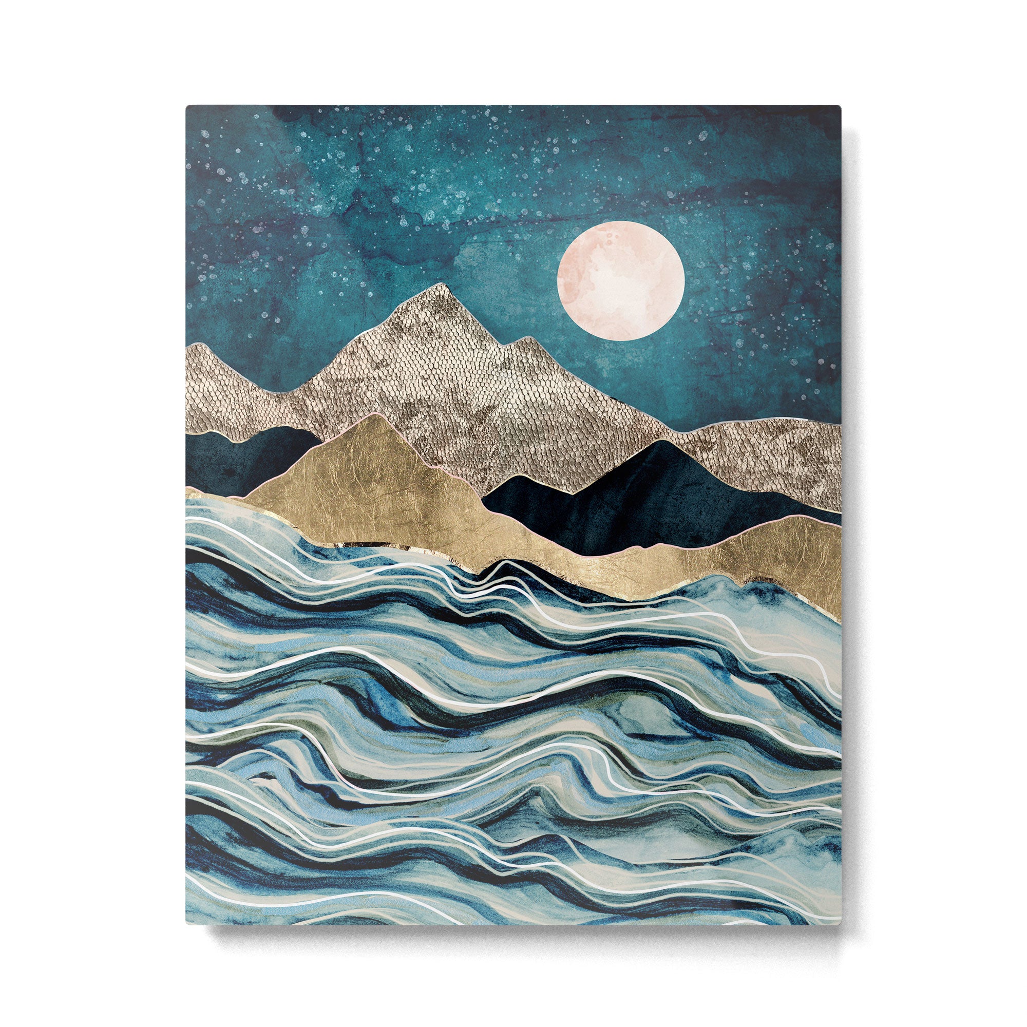 Indigo Sea Metal Print Gallery Image 6