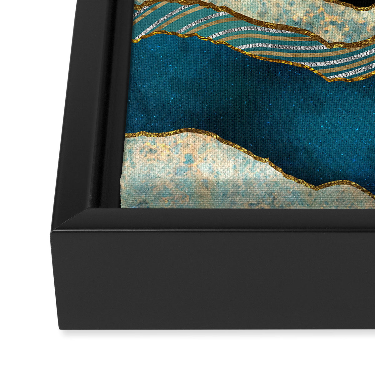 Indigo Sky Framed Canvas Print Gallery Image 3