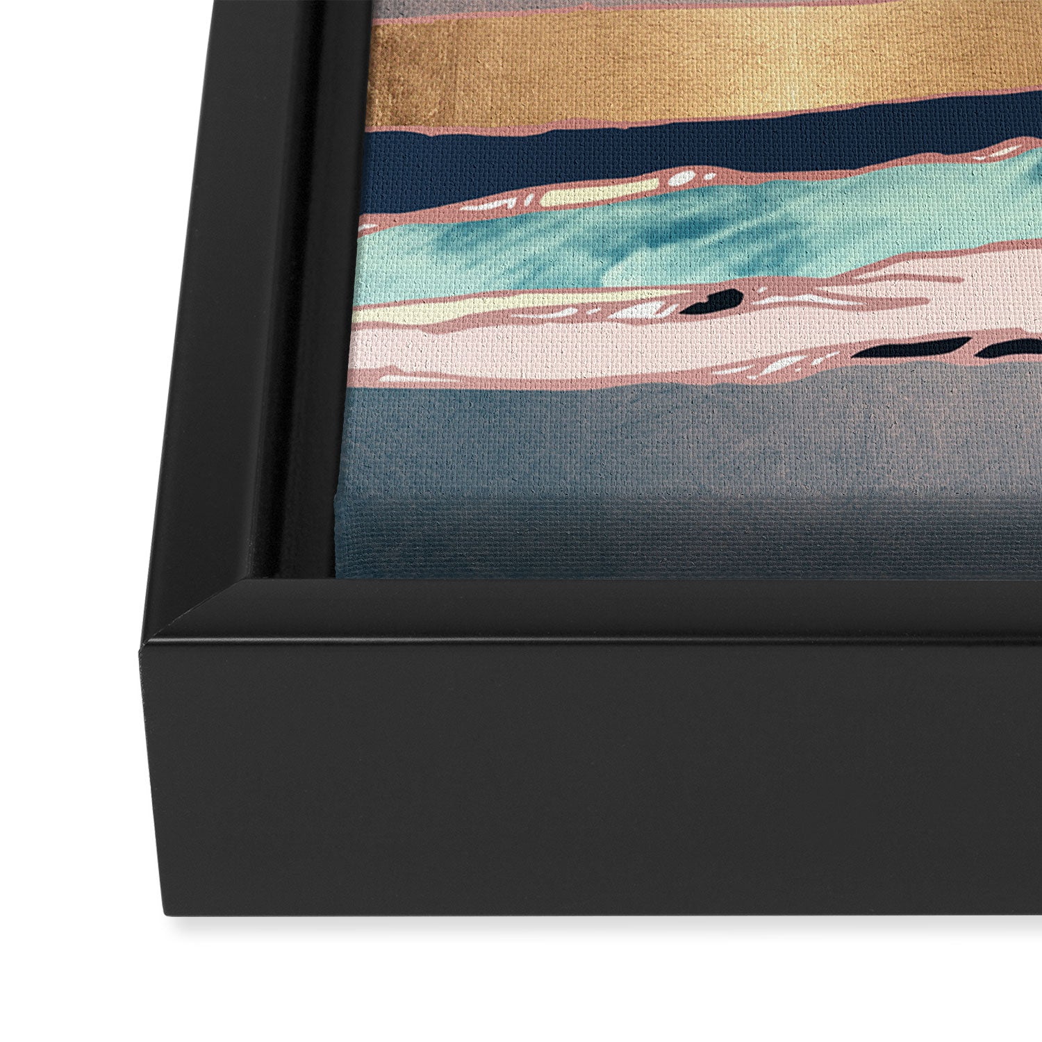 Indigo Spring Framed Canvas Print Gallery Image 3