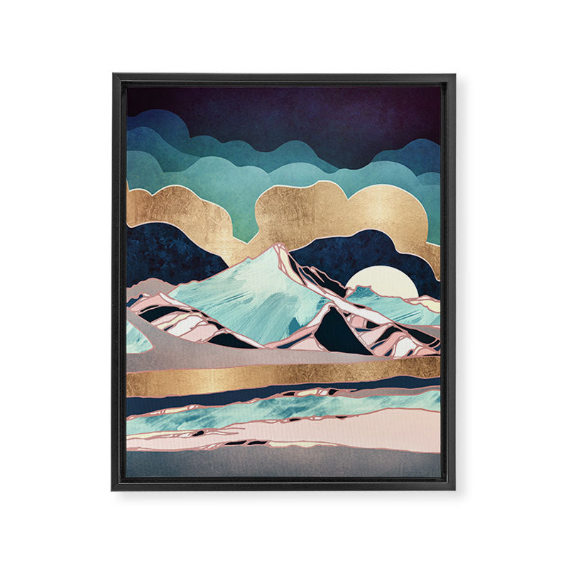 Indigo Spring Framed Canvas Print Gallery Image 8