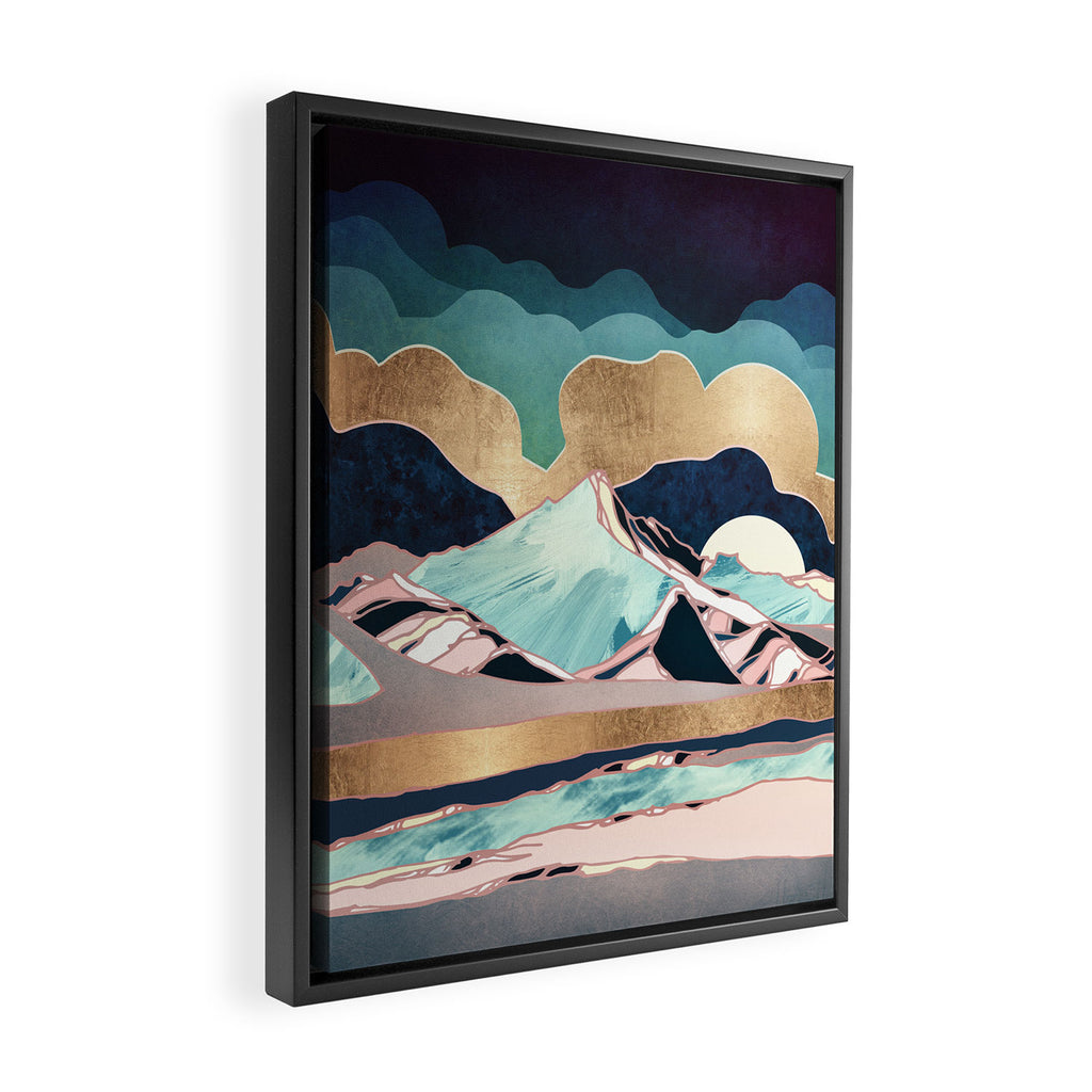 Indigo Spring Framed Canvas Print Gallery Image 2