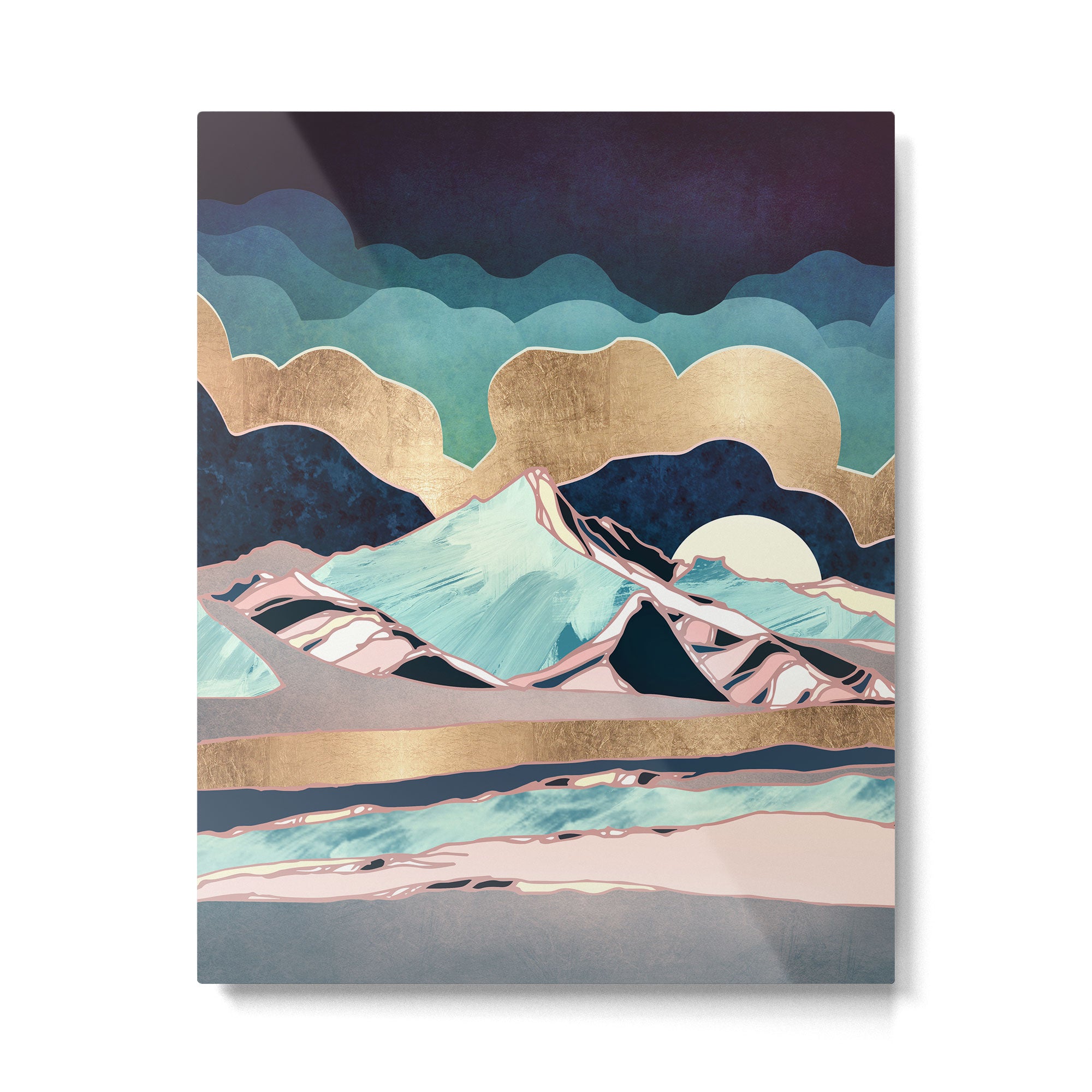 Indigo Spring Metal Print Gallery Image 6
