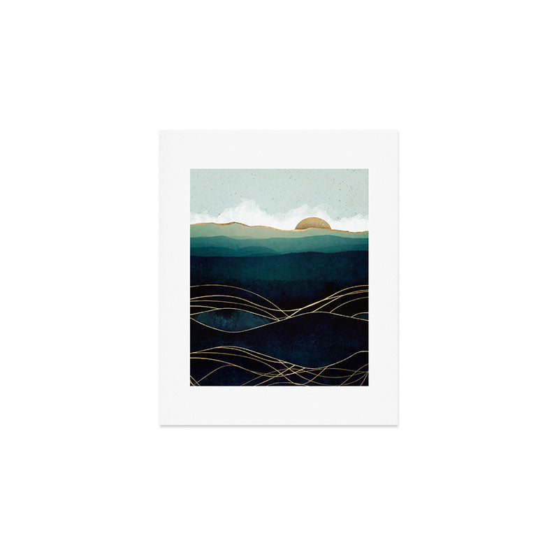 Indigo Waters Art Print Gallery Image 1