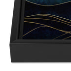 Indigo Waters Framed Canvas Print Gallery Image 3